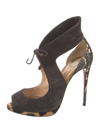 Christian Louboutin Suede Sandals