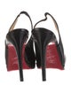 Christian Louboutin Patent Leather Slingback Pumps