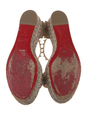 Christian Louboutin Spike Accents Studded Accents Espadrilles
