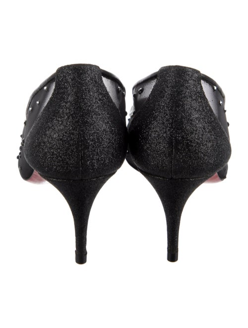 Christian Louboutin Mesh Crystal Embellishments Pumps