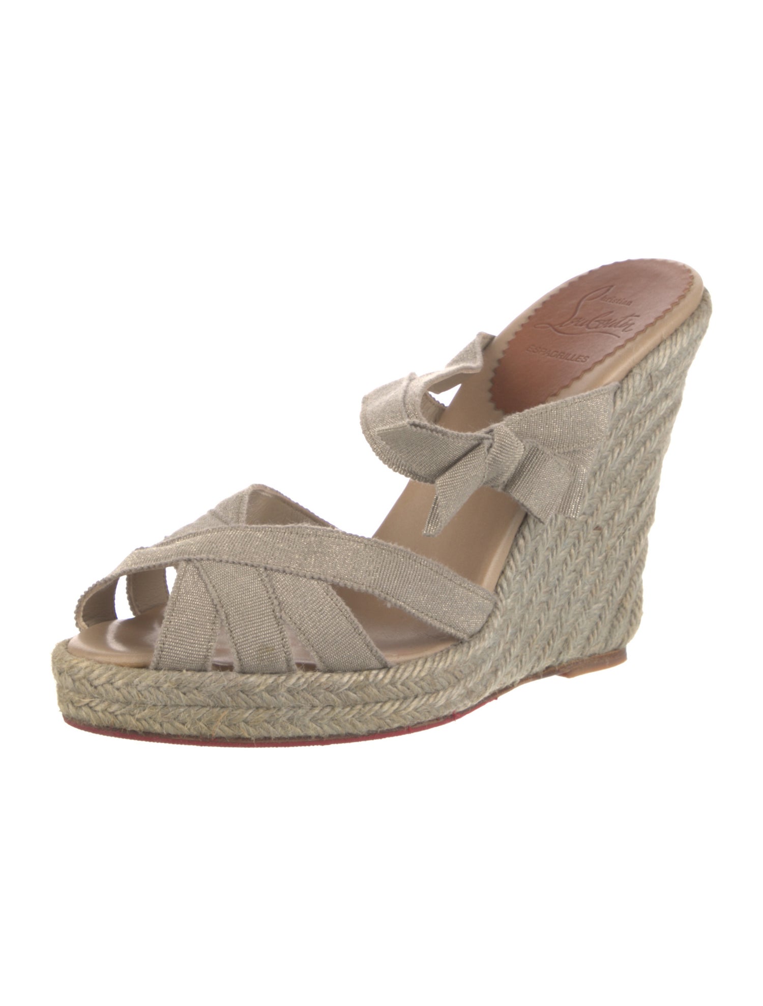 Christian Louboutin Bow Accents Espadrilles