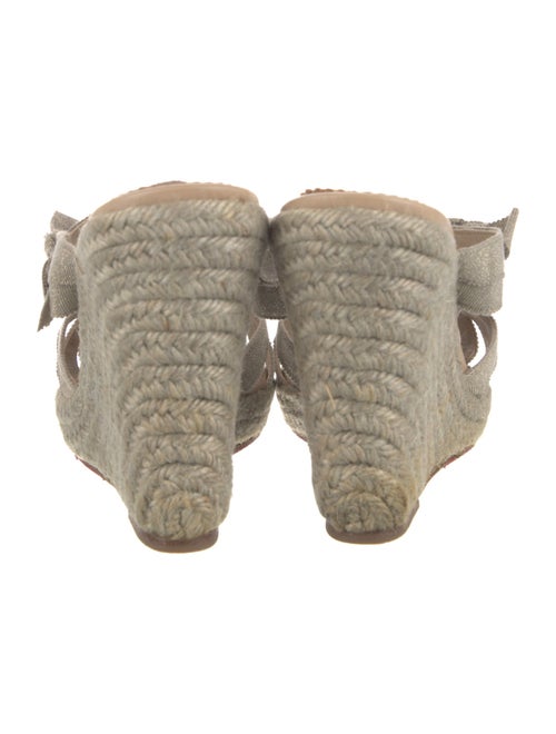 Christian Louboutin Bow Accents Espadrilles