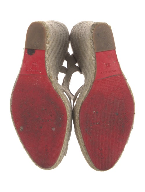 Christian Louboutin Bow Accents Espadrilles