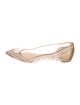 Christian Louboutin Mesh Glitter Accents Ballet Flats