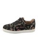 Christian Louboutin Velvet Printed Sneakers