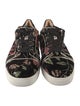 Christian Louboutin Velvet Printed Sneakers
