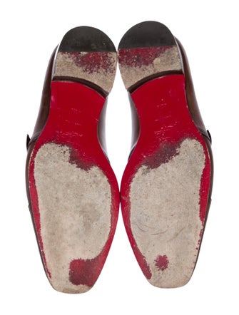 Christian Louboutin Leather Monk Straps