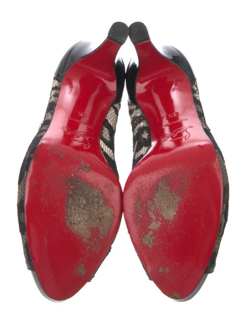 Christian Louboutin Lace Lace Pattern Pumps