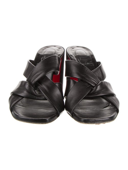 Christian Louboutin Leather Slides