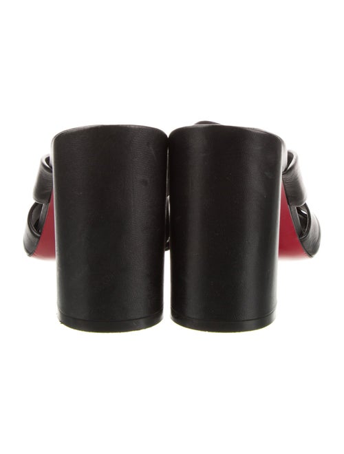 Christian Louboutin Leather Slides