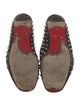 Christian Louboutin Spike Accents Suede Ballet Flats