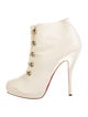Christian Louboutin Leather Lace-Up Boots