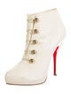 Christian Louboutin Leather Lace-Up Boots