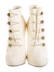 Christian Louboutin Leather Lace-Up Boots