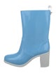 Christian Louboutin Spike Accents Rubber Rain Boots