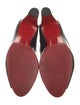 Christian Louboutin Leather Whipstitch Trim Pumps