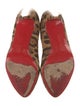 Christian Louboutin Patent Leather Animal Print Pumps