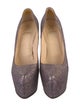Christian Louboutin Leather Sequin Embellishments Pumps
