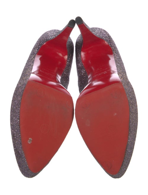 Christian Louboutin Leather Sequin Embellishments Pumps