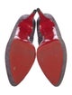 Christian Louboutin Leather Sequin Embellishments Pumps