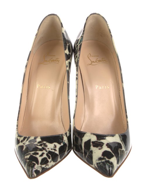 Christian Louboutin Patent Leather Printed Pumps