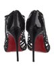 Christian Louboutin Patent Leather Cutout Accent Gladiator Sandals