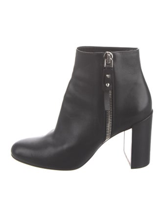 Christian Louboutin Spike Accents Leather Boots