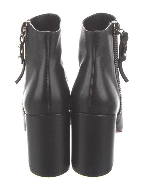 Christian Louboutin Spike Accents Leather Boots