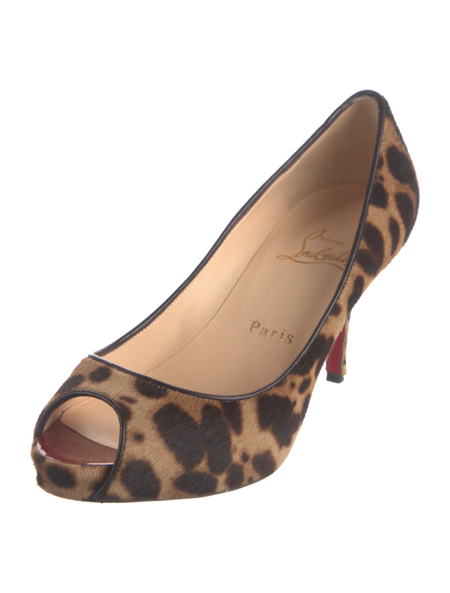 Christian Louboutin Ponyhair Animal Print Pumps