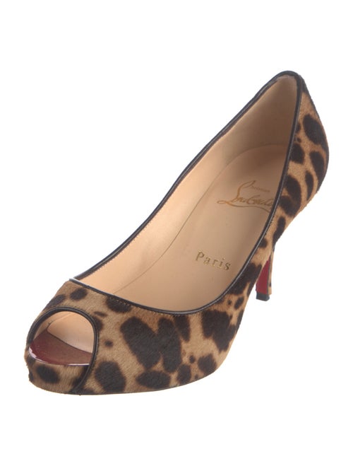 Christian Louboutin Ponyhair Animal Print Pumps