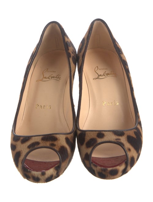 Christian Louboutin Ponyhair Animal Print Pumps