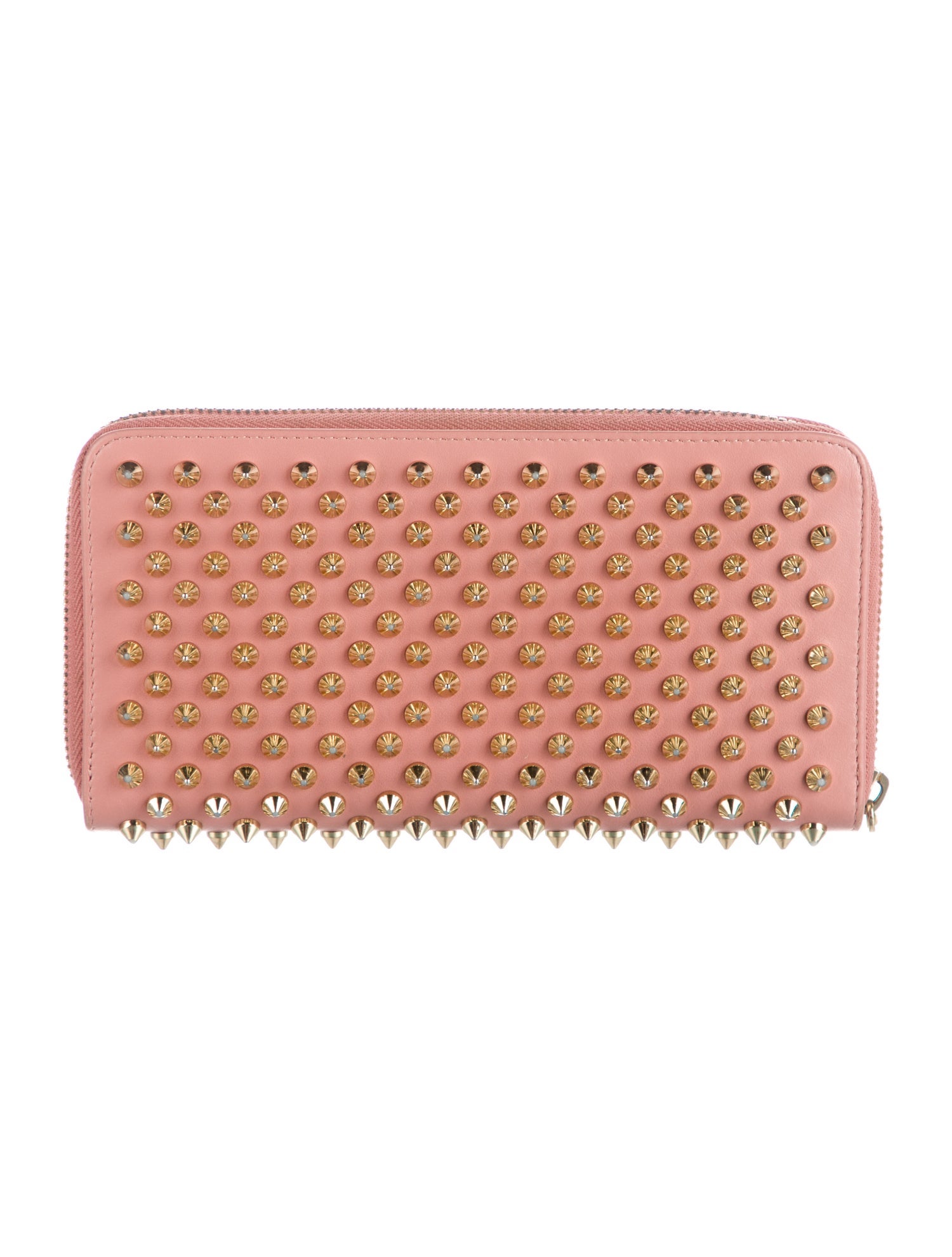Christian Louboutin 618550 Spike Accents Continental Wallet