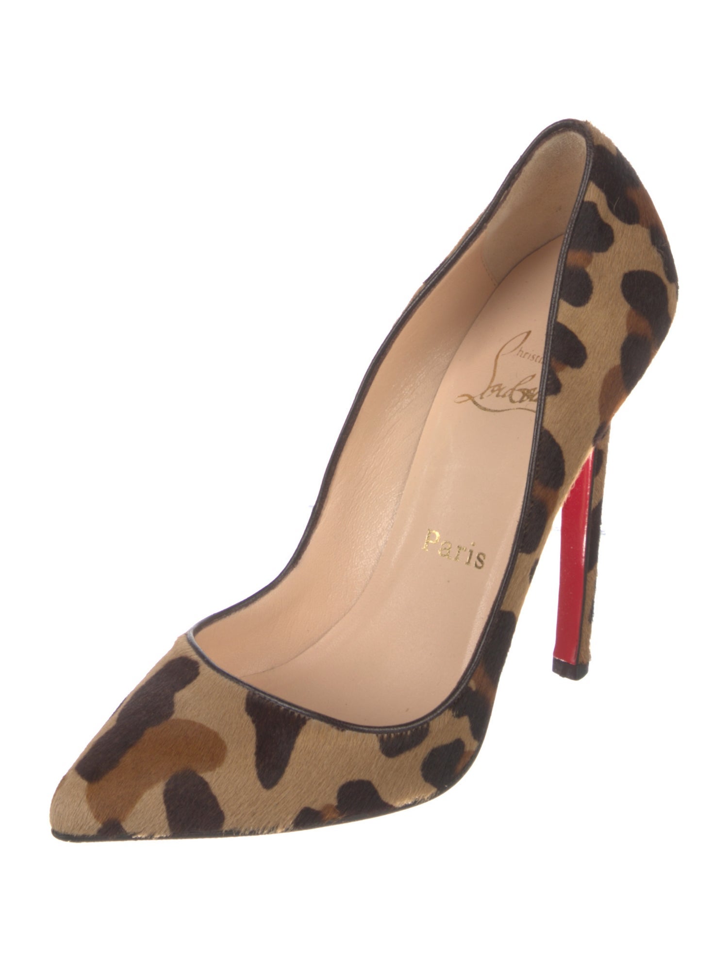 Christian Louboutin Ponyhair Animal Print Pumps