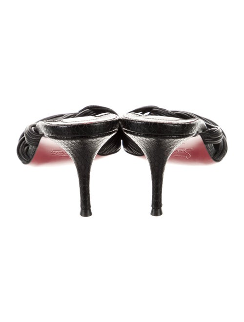 Christian Louboutin Multitaski Leather Slides