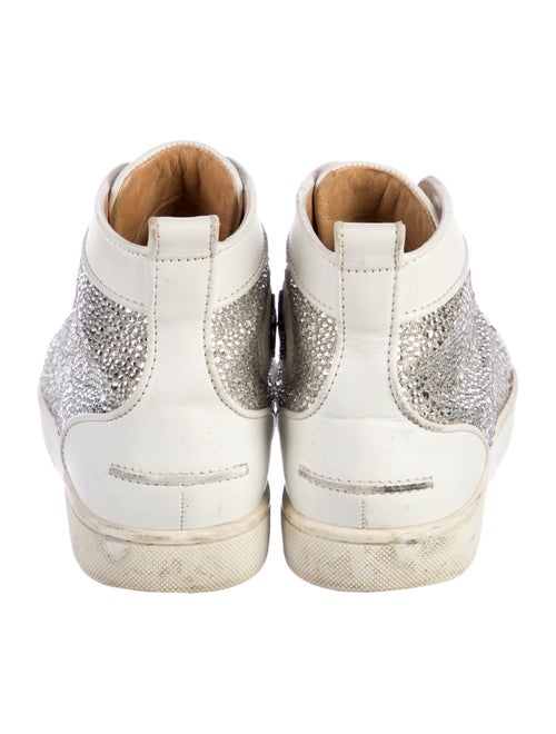 Christian Louboutin Crystal Colorblock Pattern Sneakers