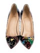 Christian Louboutin Patent Leather Printed Pumps