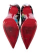 Christian Louboutin Patent Leather Printed Pumps