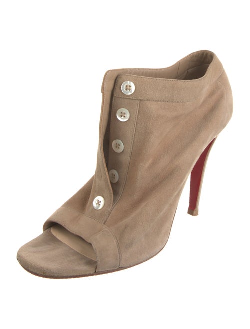 Christian Louboutin Suede Slingback Sandals