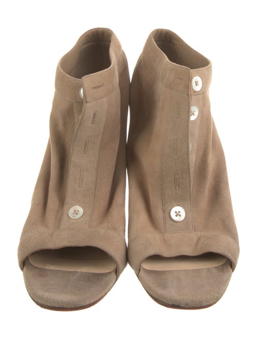 Christian Louboutin Suede Slingback Sandals