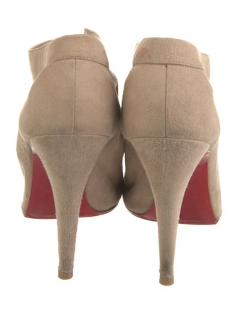 Christian Louboutin Suede Slingback Sandals