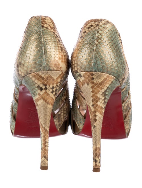 Christian Louboutin Fontanete Python Sandals