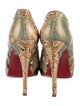 Christian Louboutin Fontanete Python Sandals