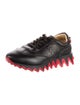 Christian Louboutin Spike Accents Leather Athletic Sneakers