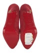 Christian Louboutin Suede Mesh Accents Pumps