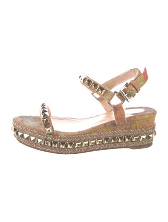 Christian Louboutin Glitter Accents Espadrilles