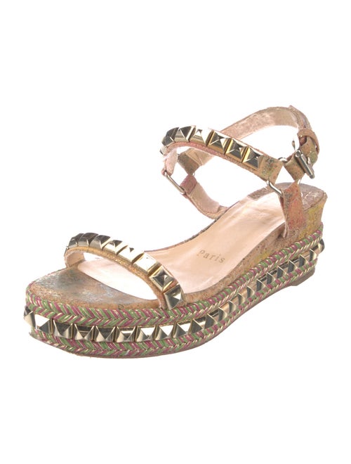 Christian Louboutin Glitter Accents Espadrilles