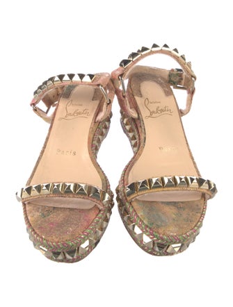 Christian Louboutin Glitter Accents Espadrilles