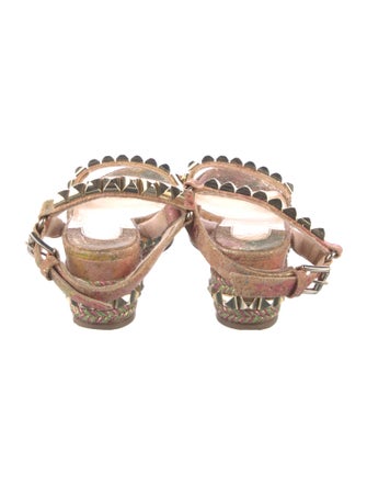 Christian Louboutin Glitter Accents Espadrilles