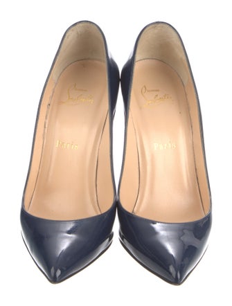 Christian Louboutin Patent Leather Printed Pumps