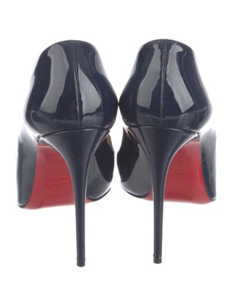 Christian Louboutin Patent Leather Printed Pumps